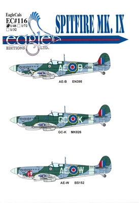 EagleCals EC#48-116 - Spitfire Mk IX, Part 3
