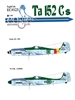 EagleCals EC#48-123 - Ta 152 Cs