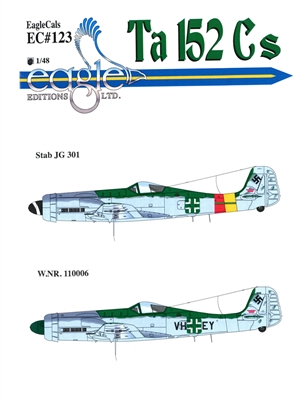 EagleCals EC#48-123 - Ta 152 Cs