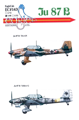 EagleCals EC#48-143 - Ju 87 B, Part 1