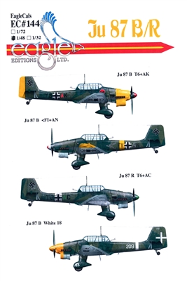 EagleCals EC#48-144 - Ju 87 B/R, Part 2