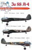 EagleCals EC#48-154 - Ju 88 A-4