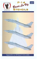 Eagle Strike 48207 - F-14 Basic Lo-Viz Stencils