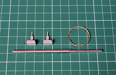 Eureka XXL ER-3568 - Metal Barrel & Towing Cable for M18 Hellcat (Tamiya)