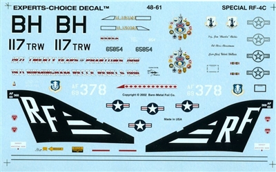 Experts-Choice 48-61 - RF-4C 117TRW AL ANG 20th Anniv.