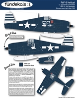 Fundekals 32-A02 - F6F-5 (Lt. (jg) Daniel Carmichael)