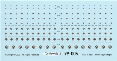 Fundekals 99-006 - P&W Engine Logos (various scales)