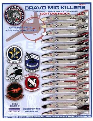 Furball 48-011 - Bravo MiG Killers (F-4B Phantoms of the Vietnam Conflict)