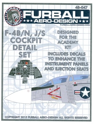 Furball 48-047 - F-4B/N, J/S Cockpit Detail Set