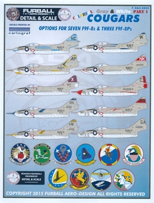 Furball F/D&S-4804 - Colorful Gray & White Cougars, Part I