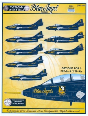 Furball F/D&S-4805 - Blue Angel Cougars