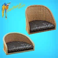 GasPatch 32245 - British Wicker Seat Full Back - Short and Tall No Leather Pad