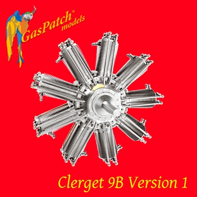 GasPatch 32332 - Clerget 9B Version I Engine (1/32)