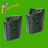GasPatch 35297 - British Water Cans 1942 (12 items), 1/35 scale