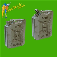 GasPatch 35298 - British Water Cans 1943 (12 items), 1/35 scale