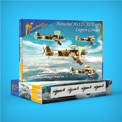 GasPatch 48097 - Henschel HS 123 A1 Early, Legion Condor