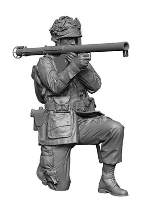 H3 Models 35077 - WW2 US Para Bazooka Gunner No. 1