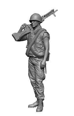 H3 Models 35102 - Vietnam War U.S. M60 Gunner