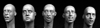 Hornet Heads H3206 - Replacement Heads for 1:32 / 54mm Figures