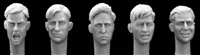 Hornet Heads HH04 - Bare Heads with WW2 Haircuts