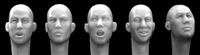 Hornet Heads HH07 - East Asian Heads with Varying Expressions