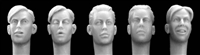 Hornet Heads HH13 - Heads with Youthful Faces & 1940's Haircuts