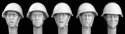 Hornet Heads HRH01 - Heads Wearing Russian Helmet (WW2 / Modern)