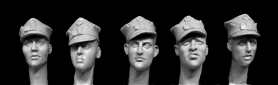 Hornet Heads HWH05 - Heads with WW2 Polish Fieldcaps