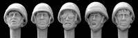 Hornet Heads HZH02 - Heads with Israeli 1980's / 1990's Infantry Helmets