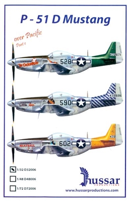 Hussar HSD-32006 - P-51 D Mustang over Pacific, Part 1