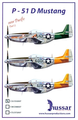 Hussar HSD-32007 - P-51 D Mustang over Pacific, Part 2