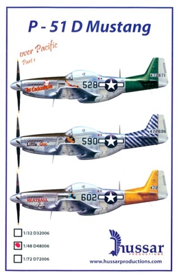 Hussar HSD-48006 - P-51 D Mustang over Pacific, Part 1