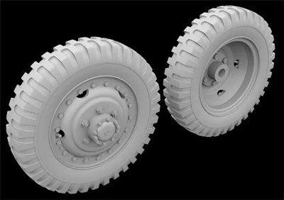 Hussar HSR-35070 - M3A1 Scout Car Wheels