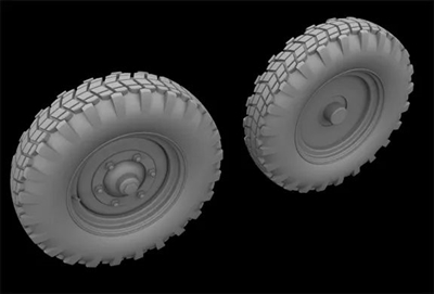 Hussar HSR-35072 - Kfz. 69 Krupp Protze Wheels