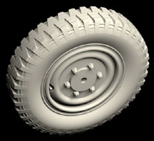 Hussar HSR-35087 - Sd.Kfz. 222 Wheels Type 1