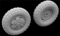 Hussar HSR-35090 - Sd.Kfz. 231/263 Wheels with Spare