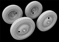 Hussar HSR-35134 - Soviet 52-K 85mm AA Gun Wheels, Type 1