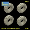 Hussar HSR-35165 - MAZ 543 / SCUD B Tires, Type 1
