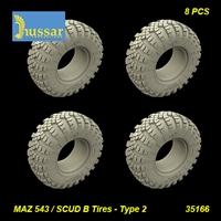 Hussar HSR-35166 - MAZ 543 / SCUD B Tires, Type 2