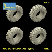 Hussar HSR-35167 - MAZ 543 / SCUD B Tires, Type 3