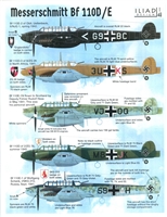 Iliad Design 48016a - Messerschmitt Bf 110D/E