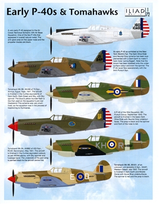 Iliad Design 72014 - Early P-40s & Tomahawks