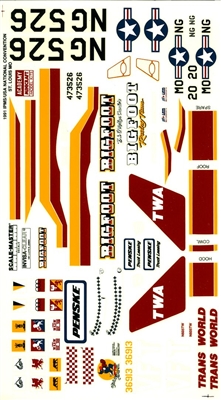 IPMS USA 1991-  P-51B; TWA Boeing 767-200; "Bigfoot" Ford F-150; P-51D MO ANG (1/48 scale)