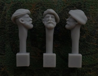 Jon Smith SH26 - 1/32 French Head - Chasseurs Alpins with Beret (full beard)