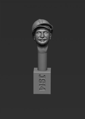 Jon Smith SH39 - 1/32 French Head - Adrian Helmet with Kepi Underneath