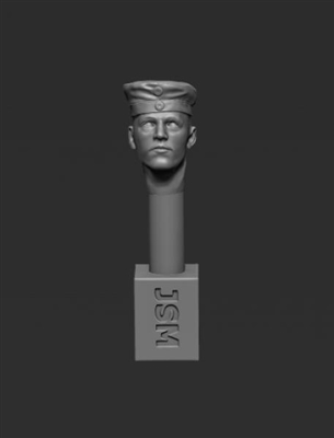 Jon Smith SH43 - 1/32 German Head - Field Cap