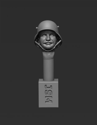 Jon Smith SH54 - 1/32 German Head - M16 Helmet