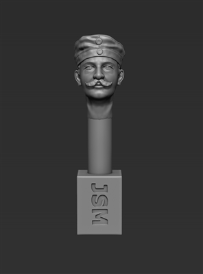 Jon Smith SH74 - 1/32 German Head - Field Cap M08