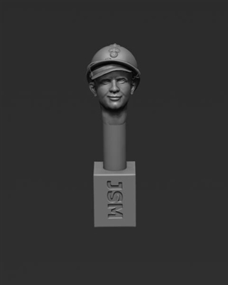 Jon Smith SSH36 - 1/35 French Head - Adrian Helmet with Kepi Underneath