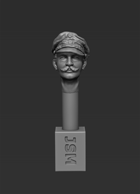 Jon Smith SSH66 - 1/35 German Head - Field Cap M08 only slanted left